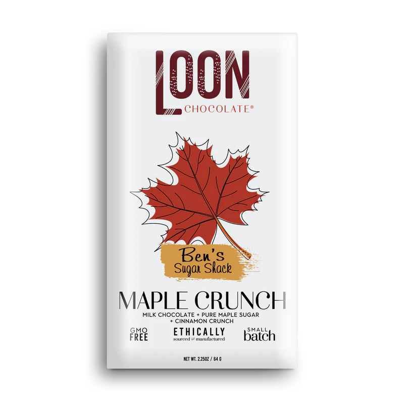 Chocolate Bar - Milk, Maple Crunch (2.1 oz)