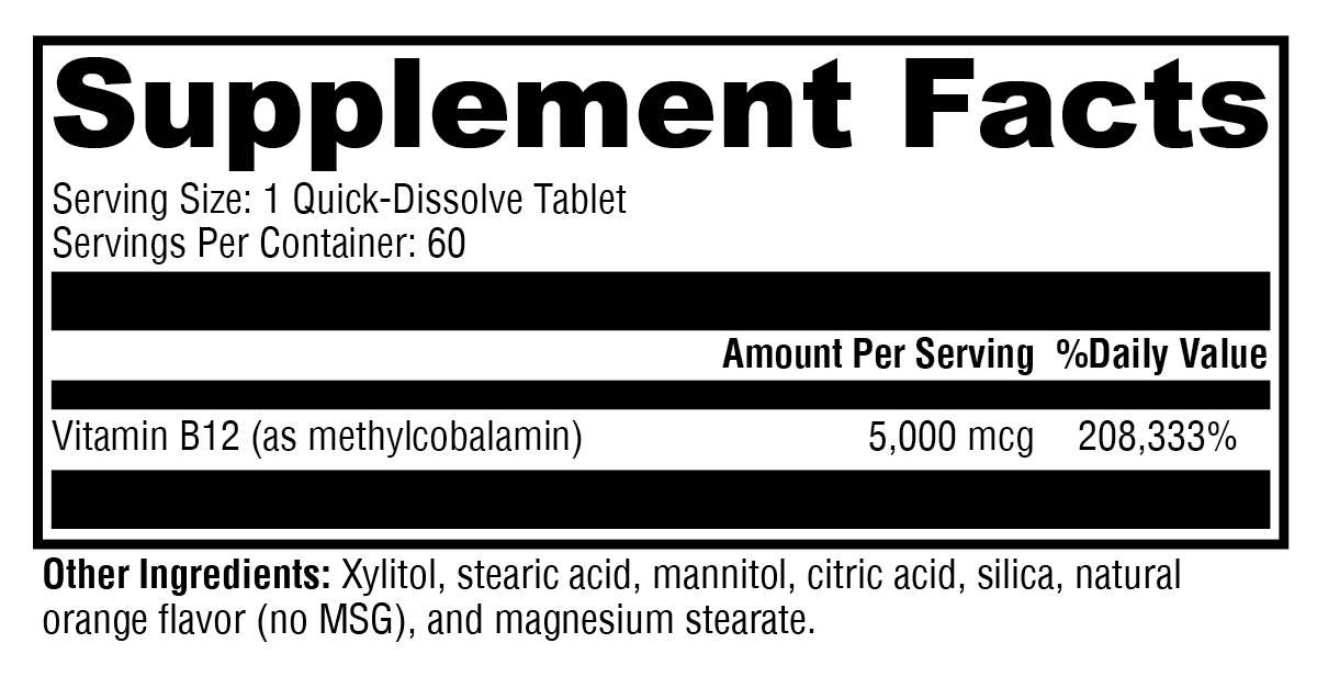 Methylcobalamin (60 tabs)