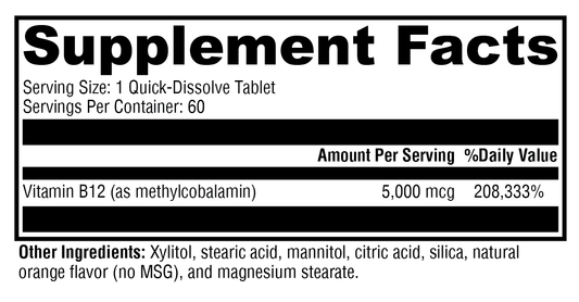 Methylcobalamin (60 tabs)
