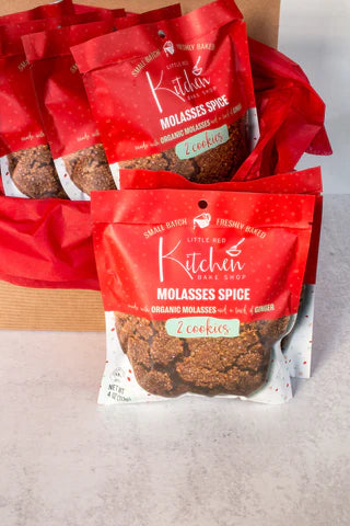 Cookies, Molasses Spice (4 oz - 2 pack) - Little Red Kitchen Bake Shop
