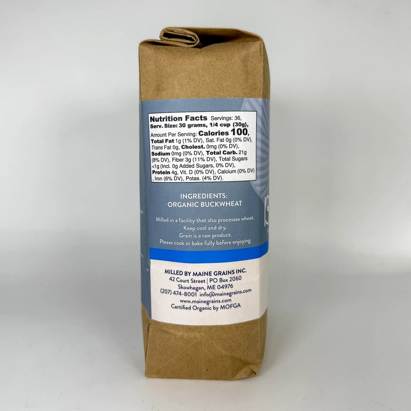 Maine Grains Organic Buckwheat Flour (2.4 lbs)