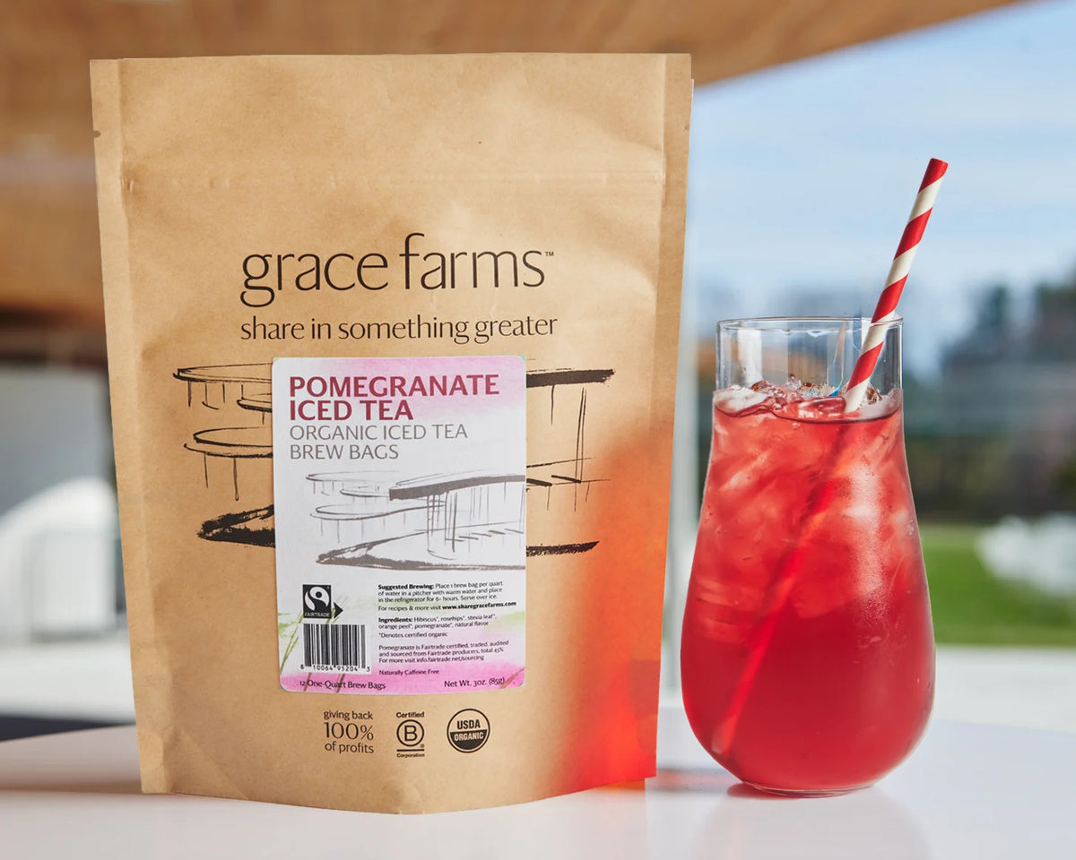 Pomegranate Iced Tea - Organic