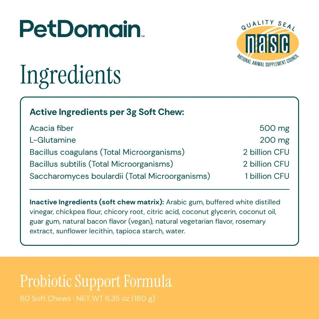 Probiotic Support Formula (formerly Bacillus CoagulansVET)