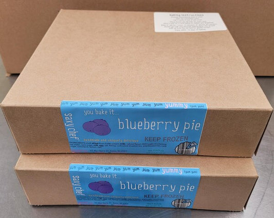 Pie, Blueberry (Frozen, Unbaked) - Saxy Chef