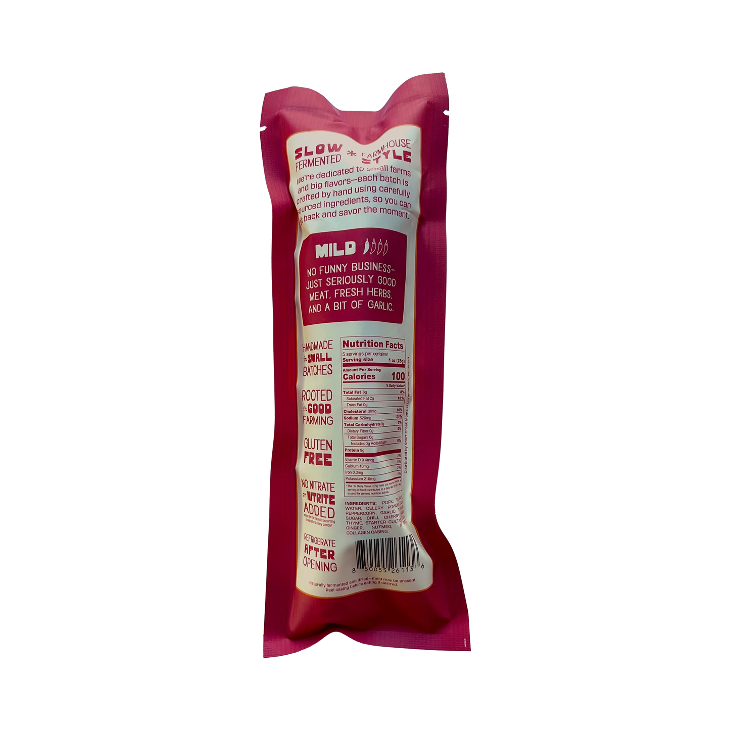 Salami, Classic - Heritage Breed Pork (5 oz)