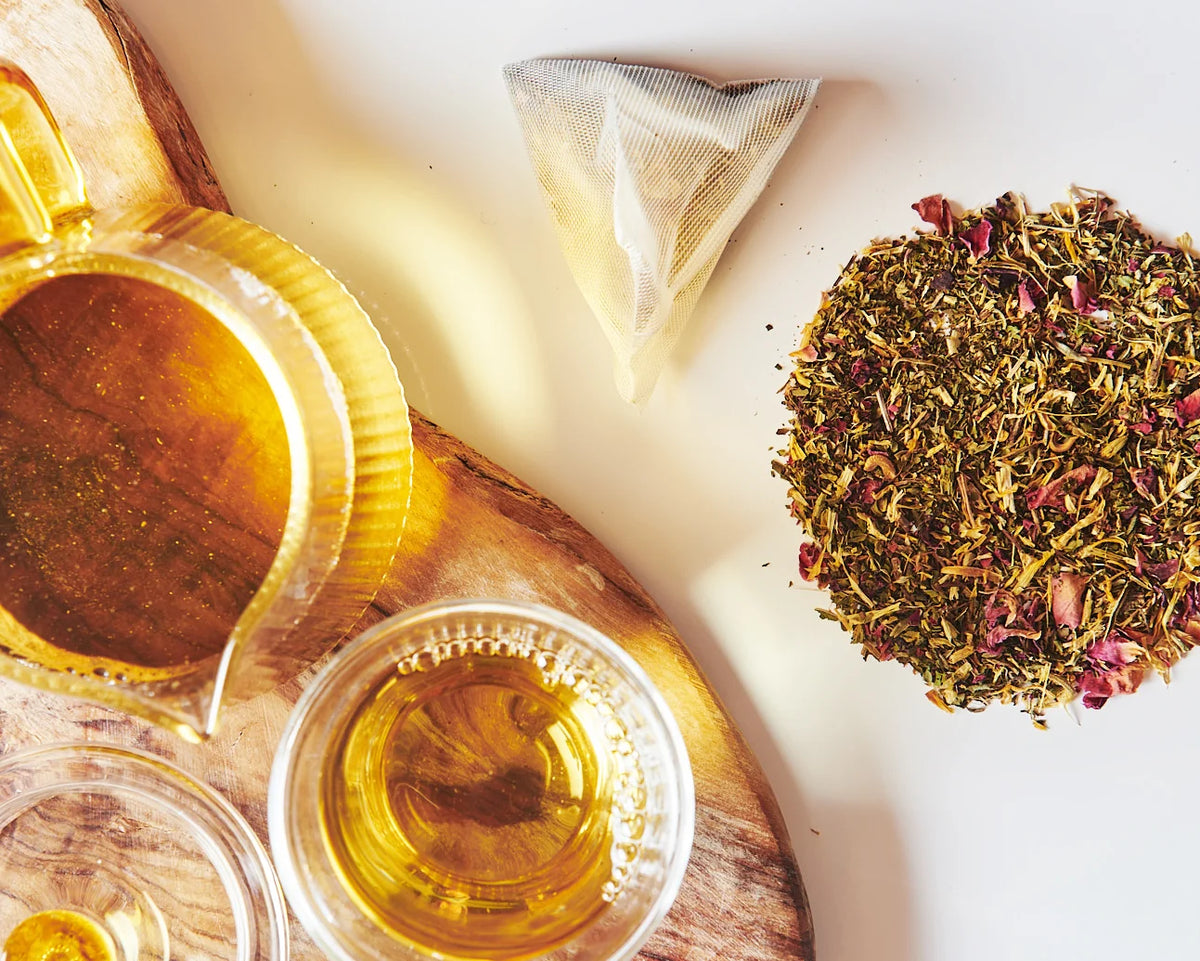 Spearmint Rose Herbal Tea - Organic