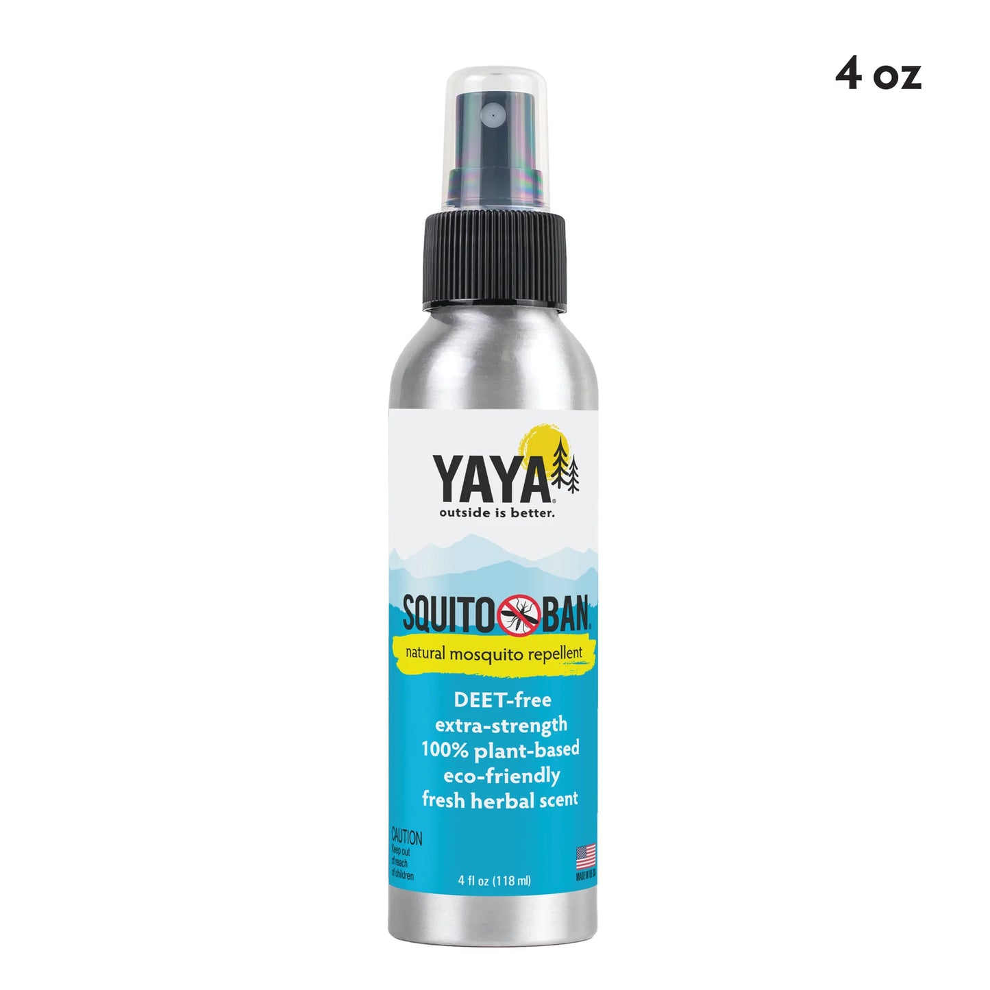 YAYA SQUITO BAN Extra Strength Natural Mosquito Repellent (4 oz)