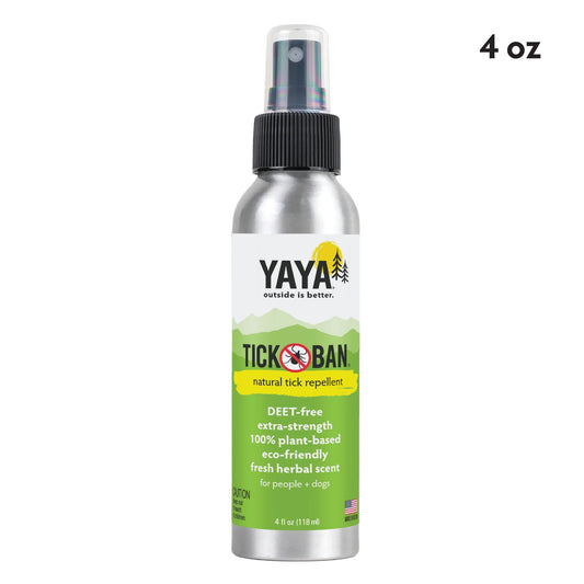 YAYA TICK BAN Natural Tick Repellent Spray (4 oz)