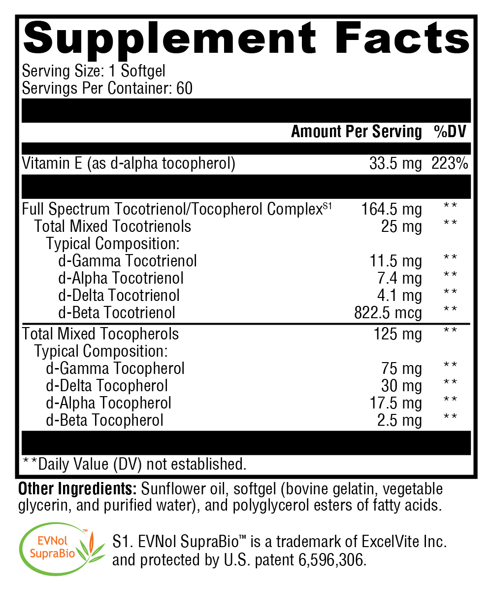 Xcellent E (60 softgels)