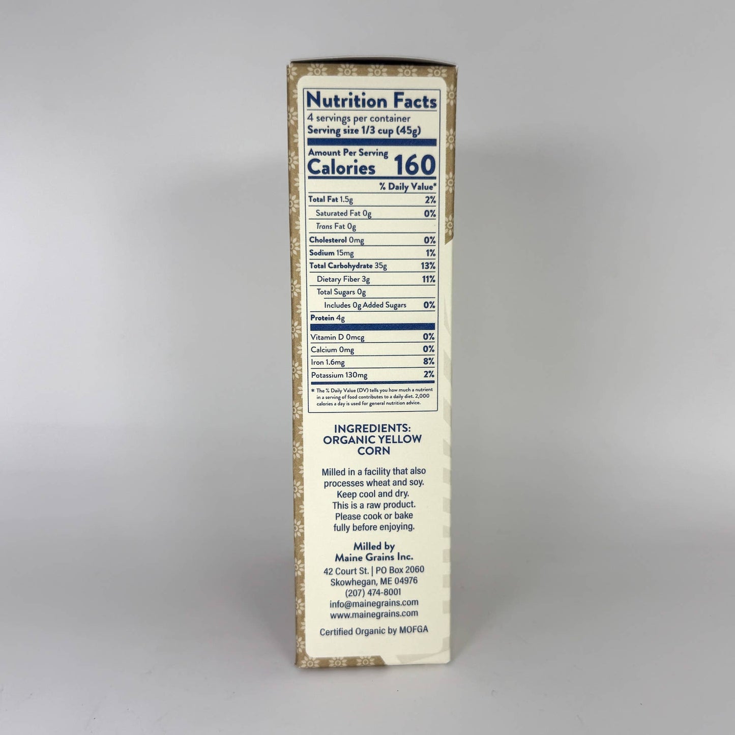 Maine Grains Organic Polenta (160 g)