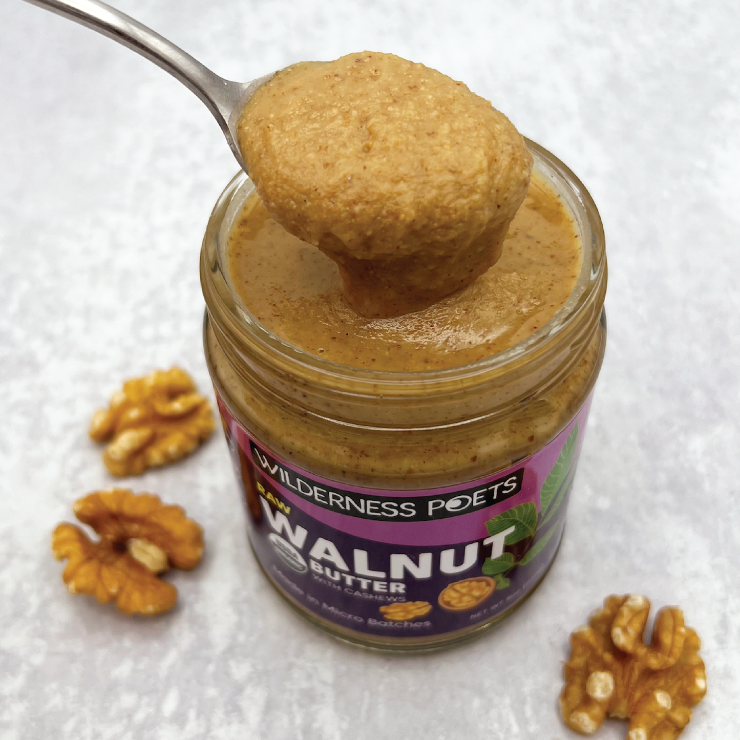 Walnut Butter, Raw - Organic (8 oz)