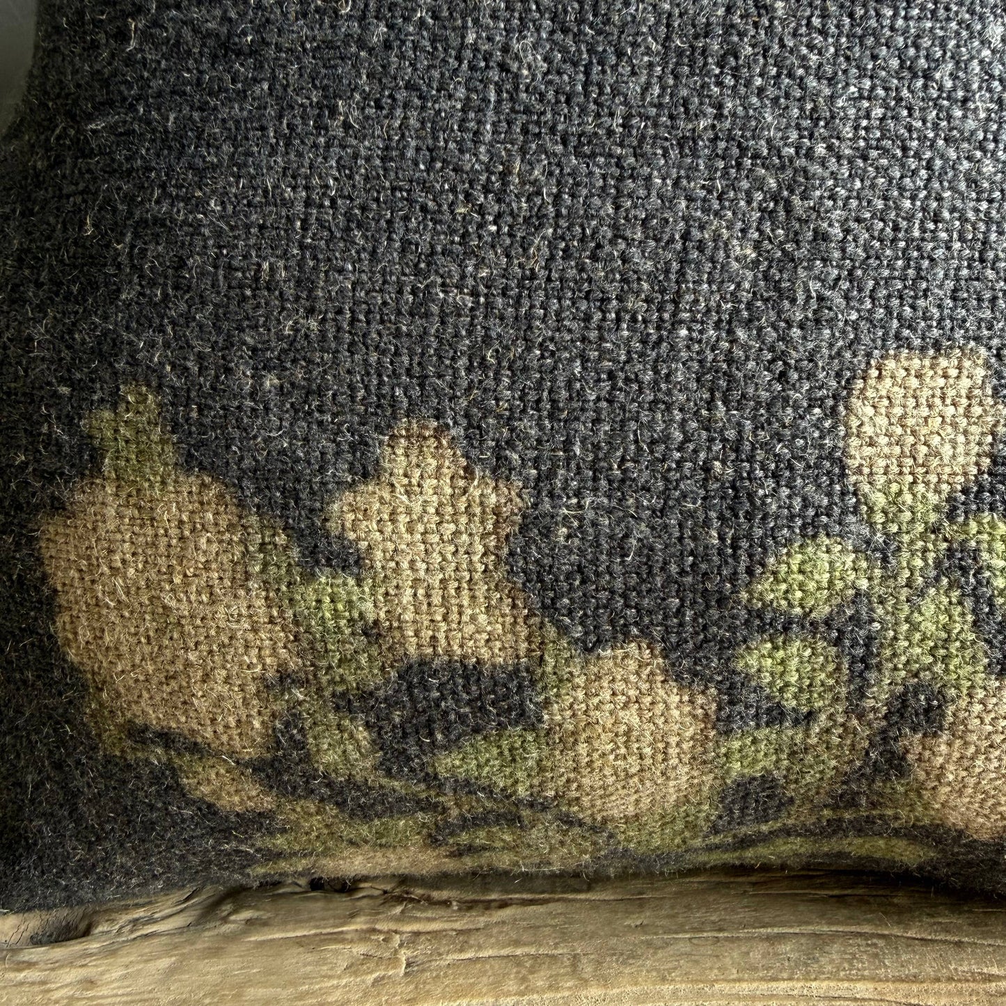 bloom home inc - Wabi Sabi French Linen Roses Accent Pillow: 26" x 26"