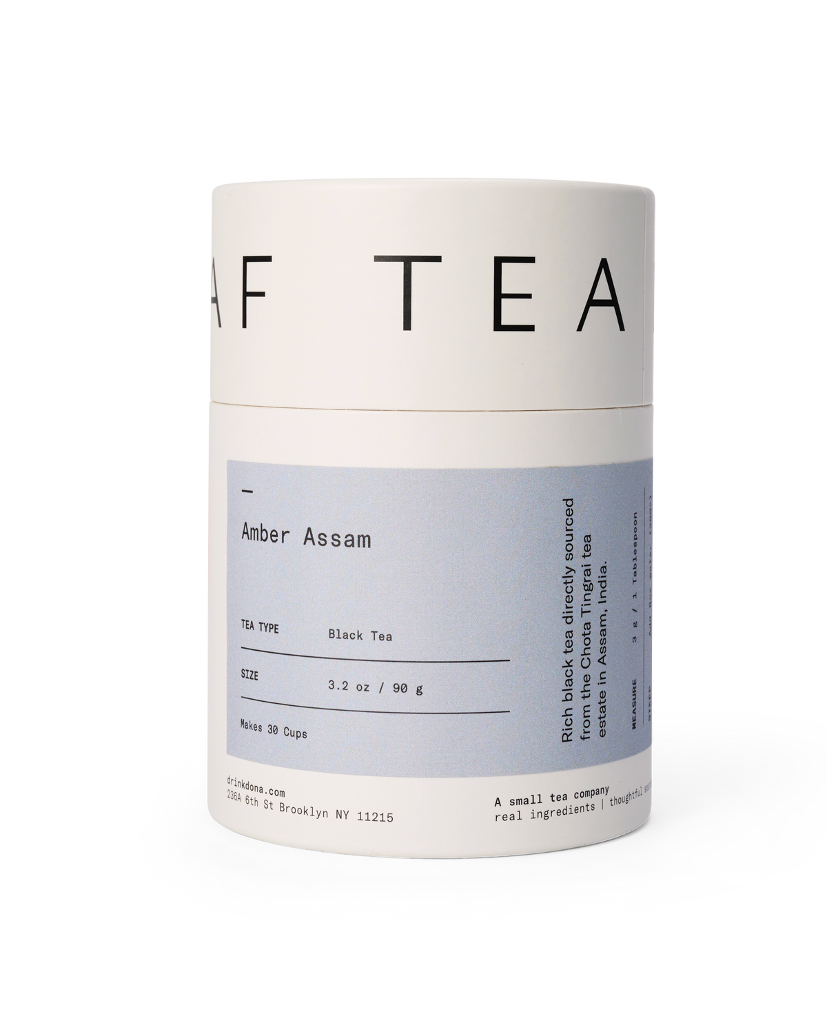 Loose Leaf Black Tea - Grayscale