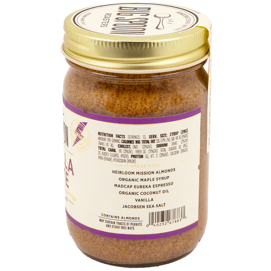 Big Spoon Roasters - Vanilla Latte Almond Butter: Mini 3oz Jar