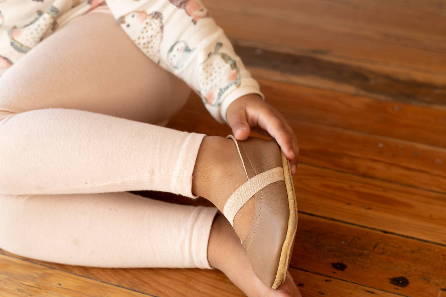 Baby Leather Mary Janes in Clay | Baby Girl Shoes