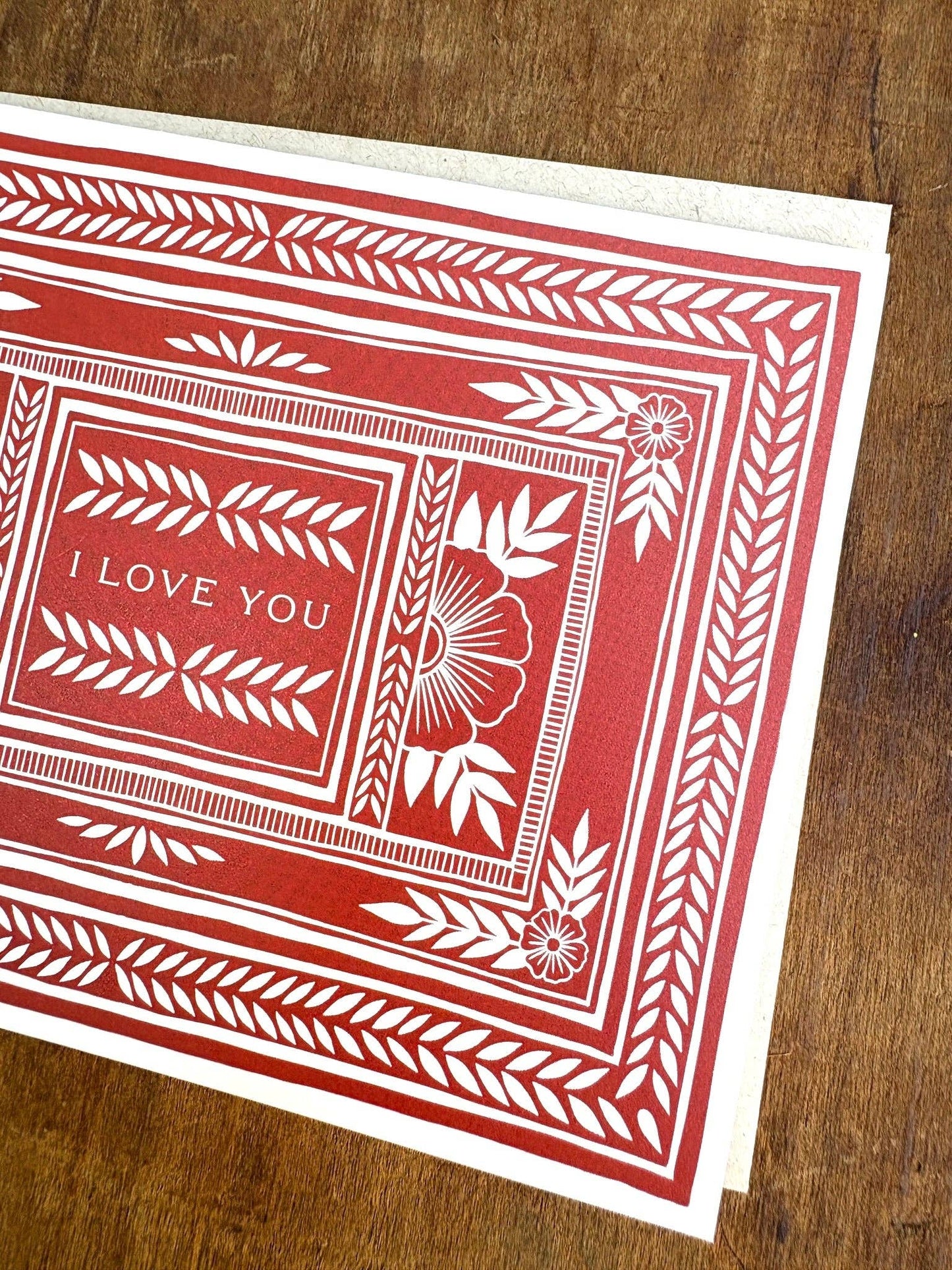 Greeting Card "I Love You,"