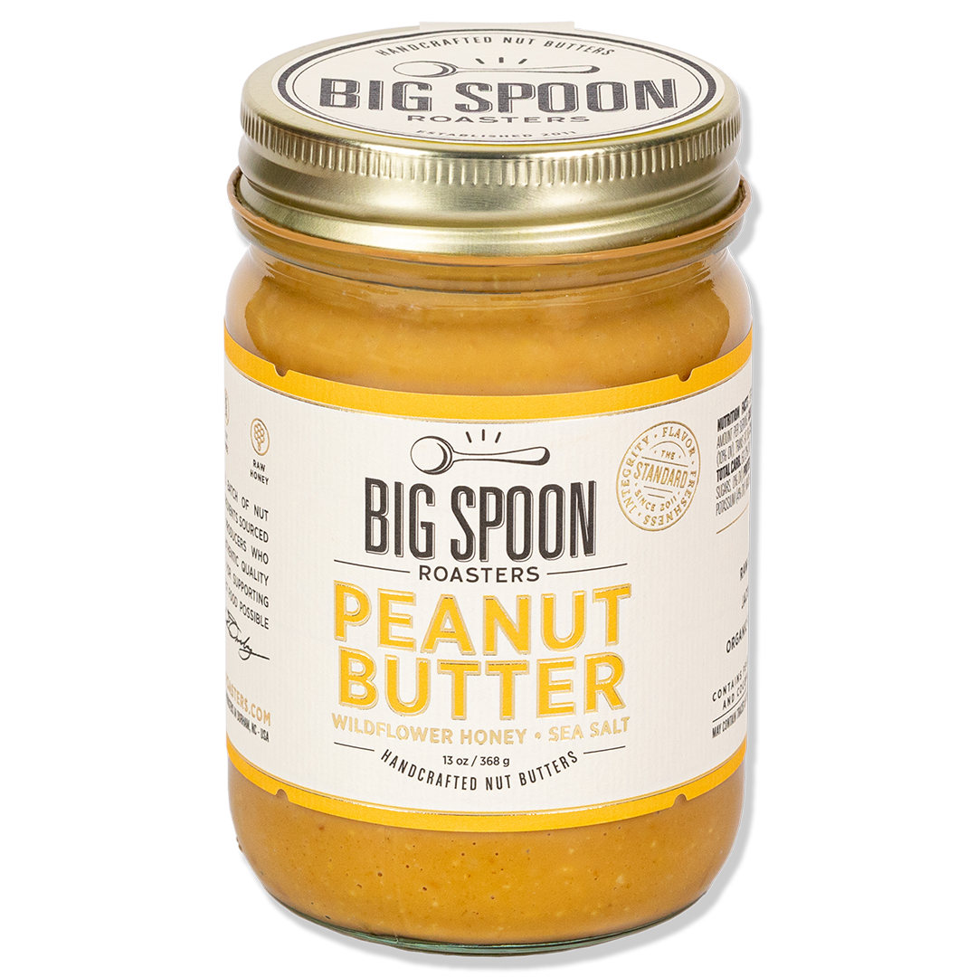 Big Spoon Roasters - Peanut Butter with Wildflower Honey: 13oz Jar