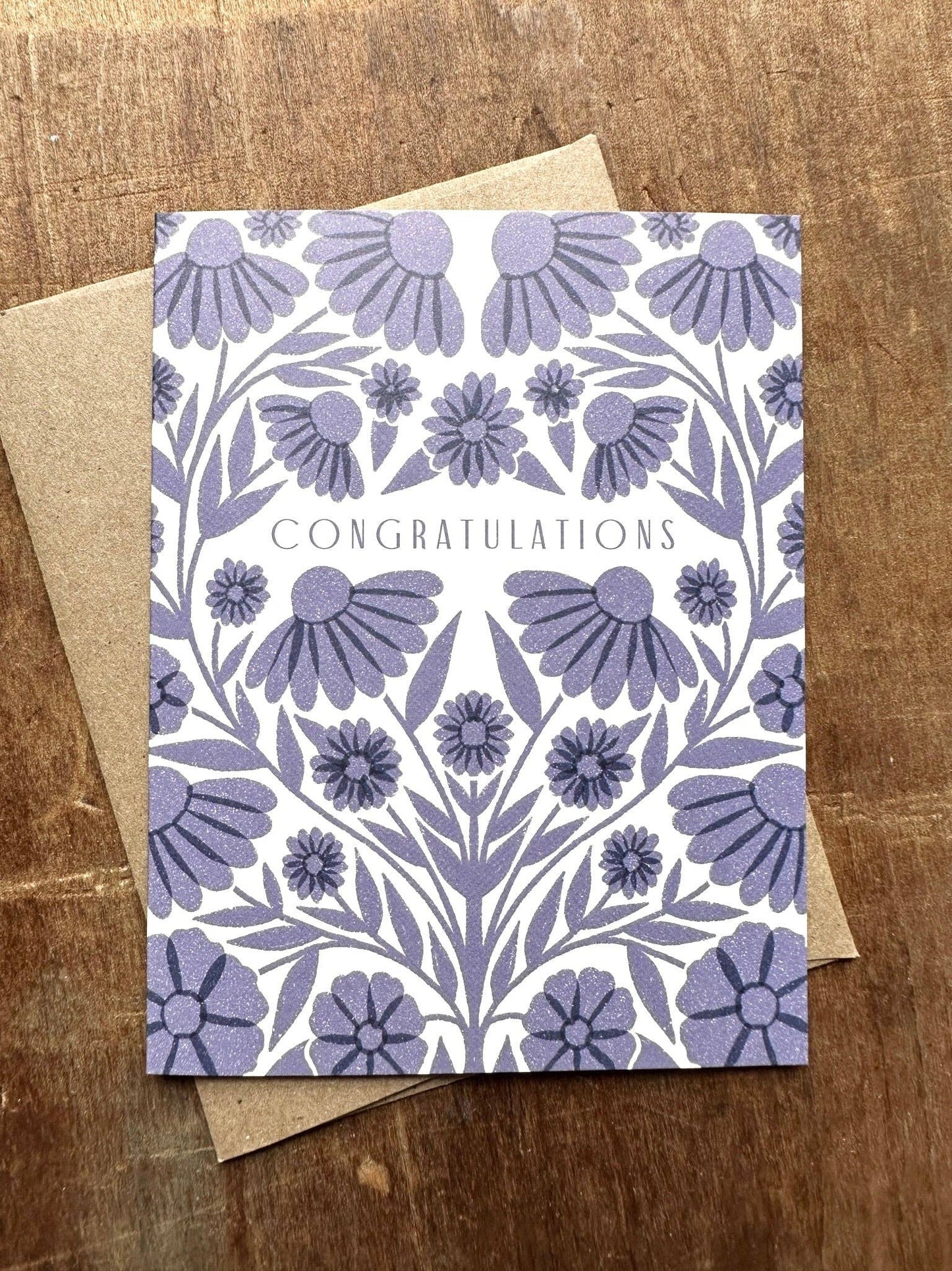 "Congratulations," Greeting Card: Single Card