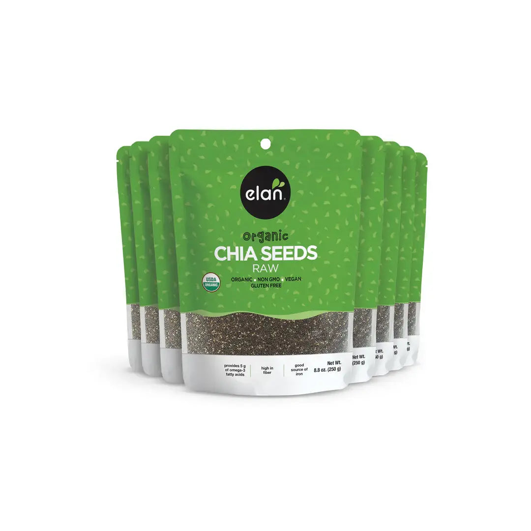 Elan - Elan Organic Chia Seeds, Healthy Snacks, Vegan, Food (9 oz)