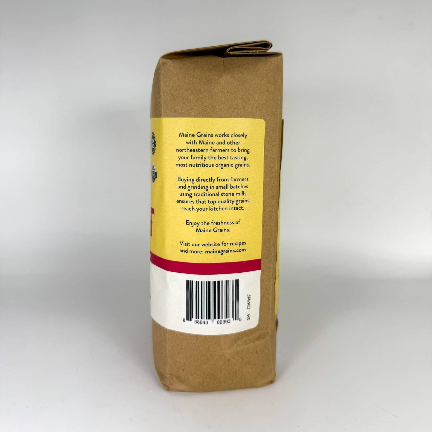 Maine Grains Organic Whole Wheat Flour (2.4 lbs)