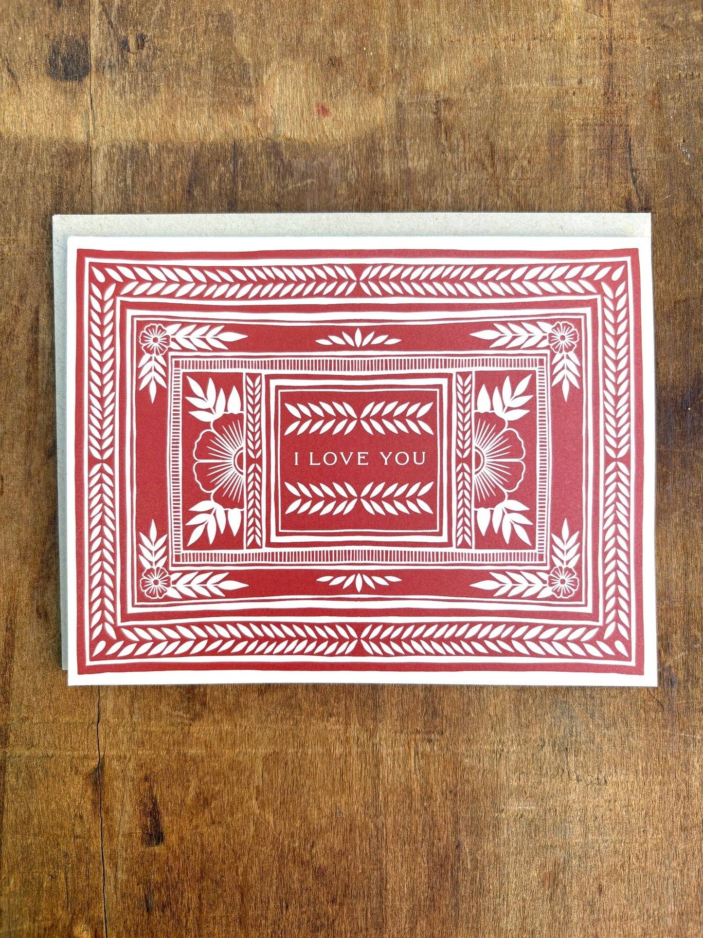 Greeting Card "I Love You,"