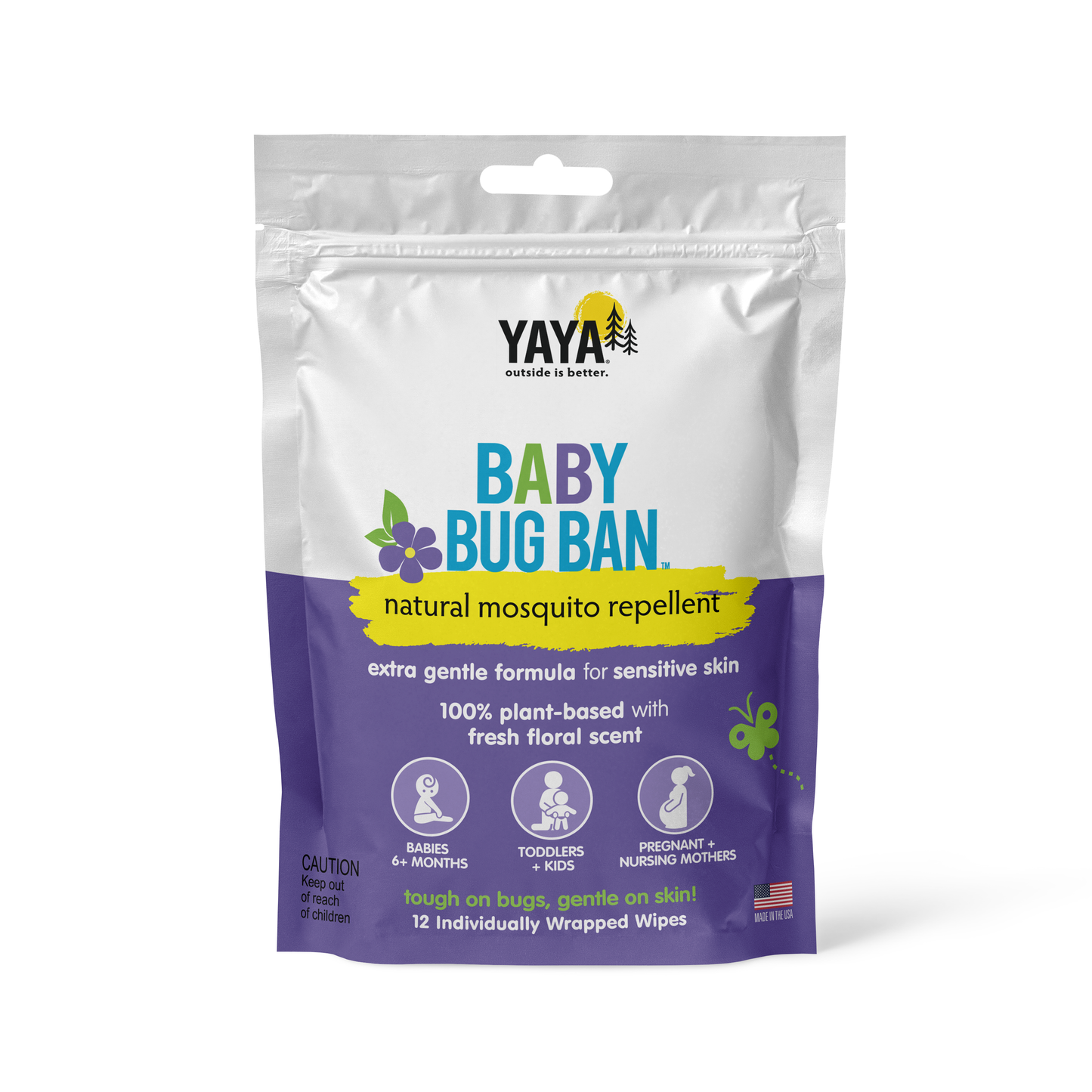 YAYA Baby Bug Ban Wipes