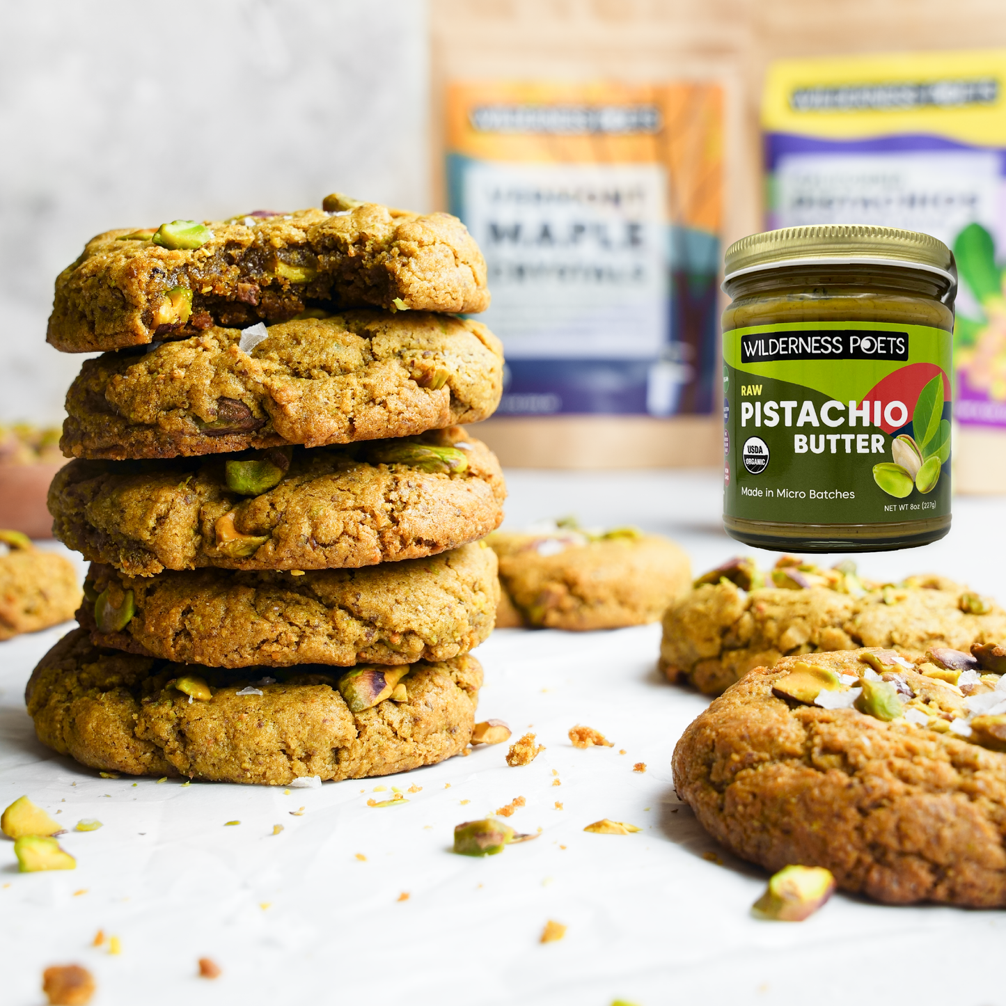 Pistachio Butter, Raw - Organic (8 oz)