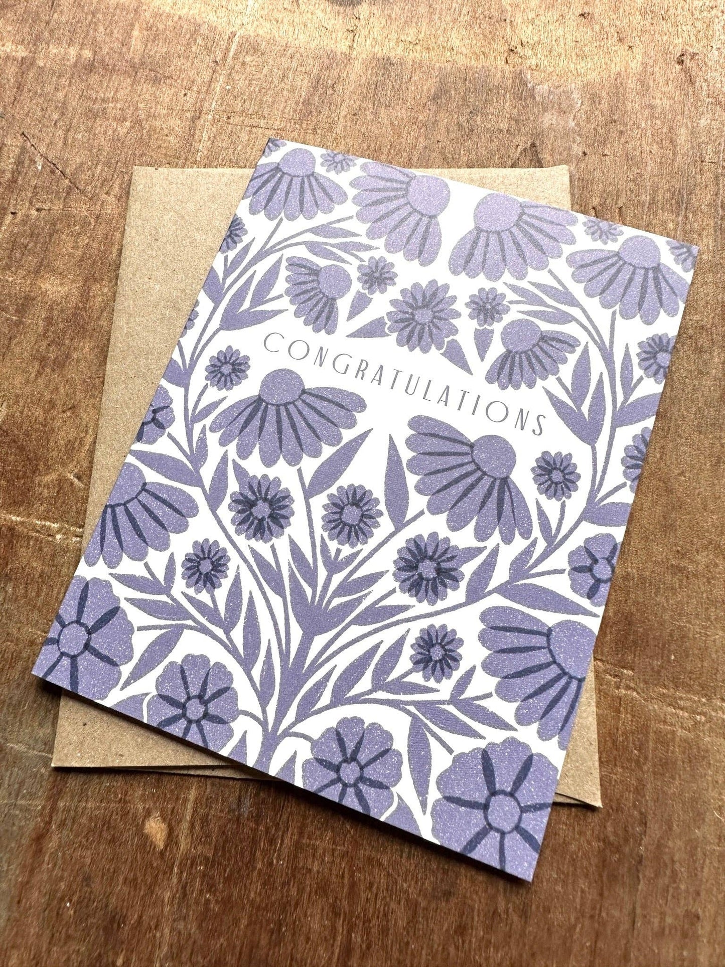 "Congratulations," Greeting Card: Single Card