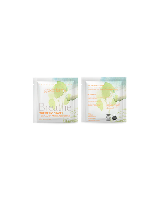 Tea - Breathe, Tumeric Ginger Organic (16 tea sachets)