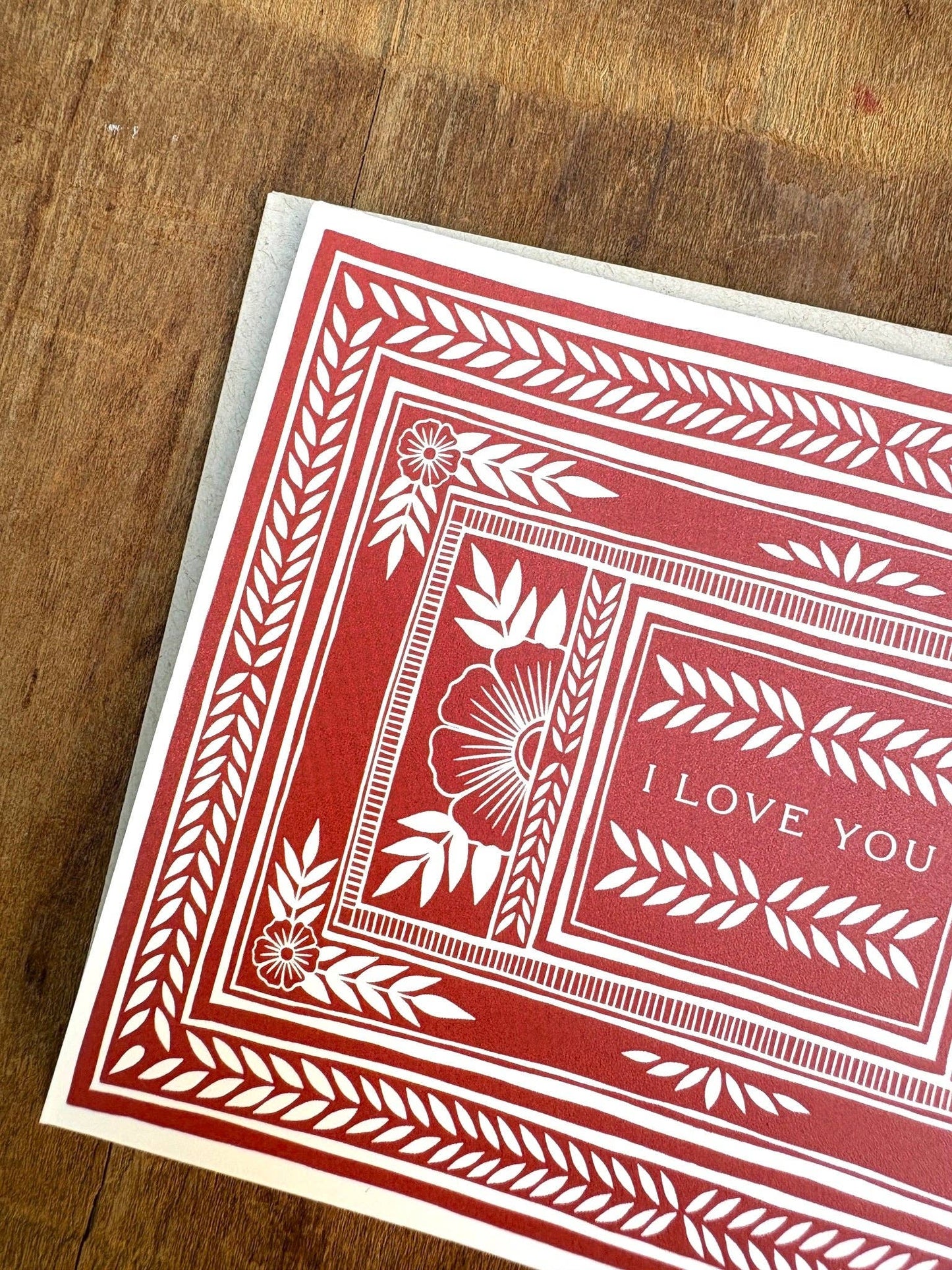 Greeting Card "I Love You,"
