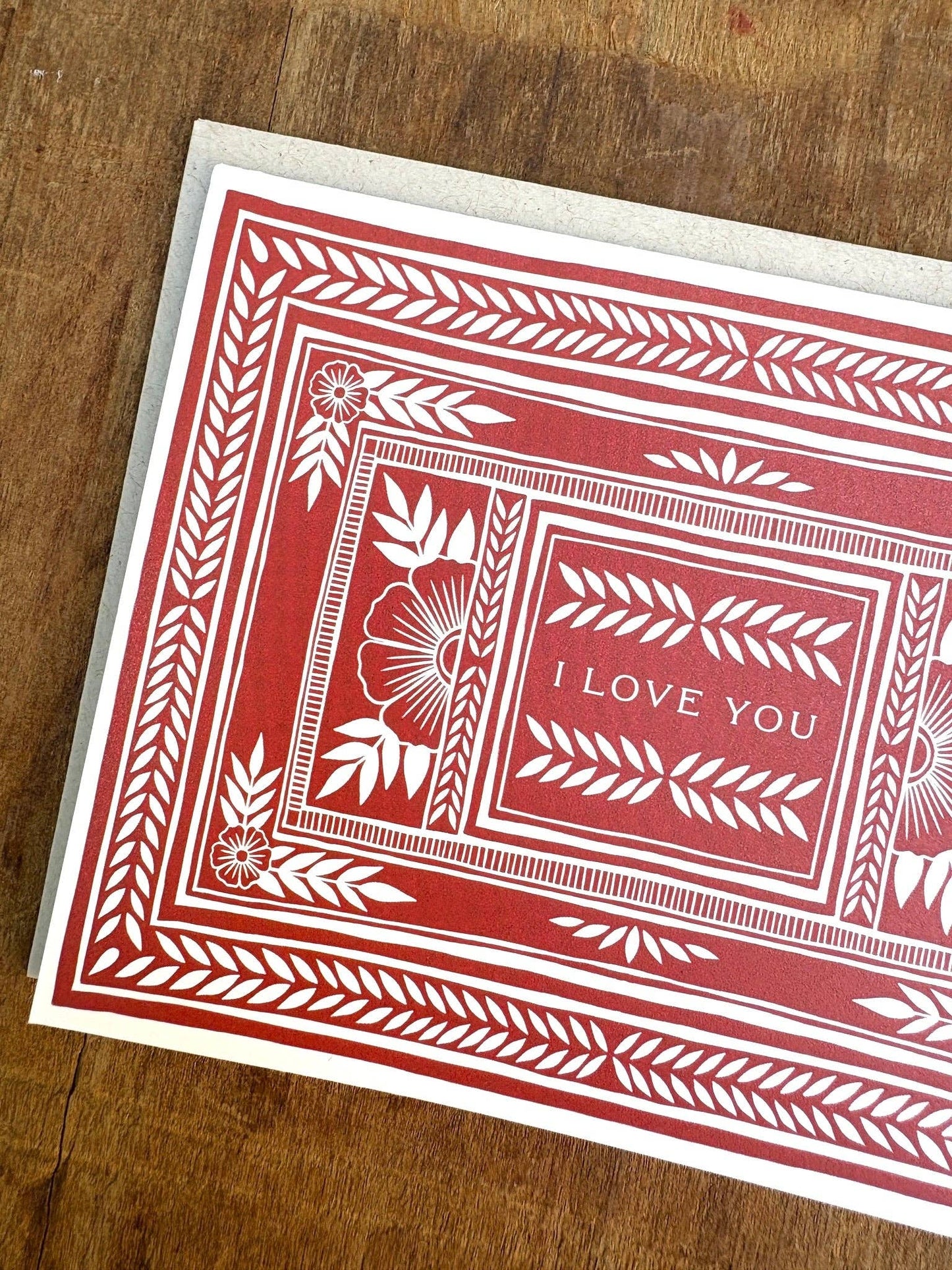 Greeting Card "I Love You,"