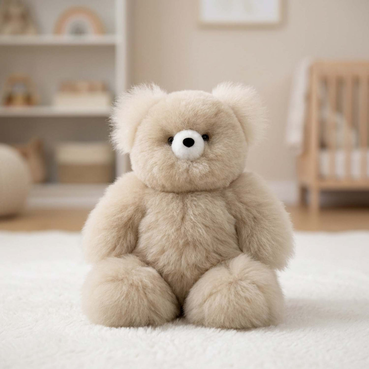 Shupaca Alpaca - 15" Alpaca Stuffed Animal - Bear: Caramel