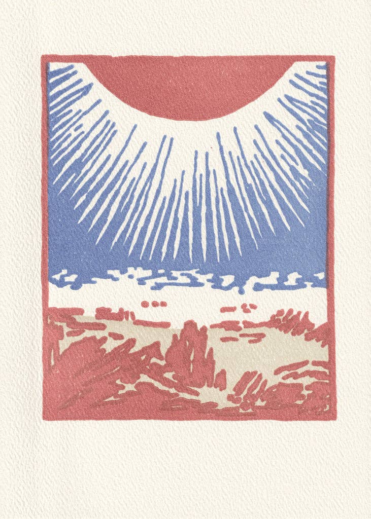 Sunbeams Greeting Card, Blank Inside