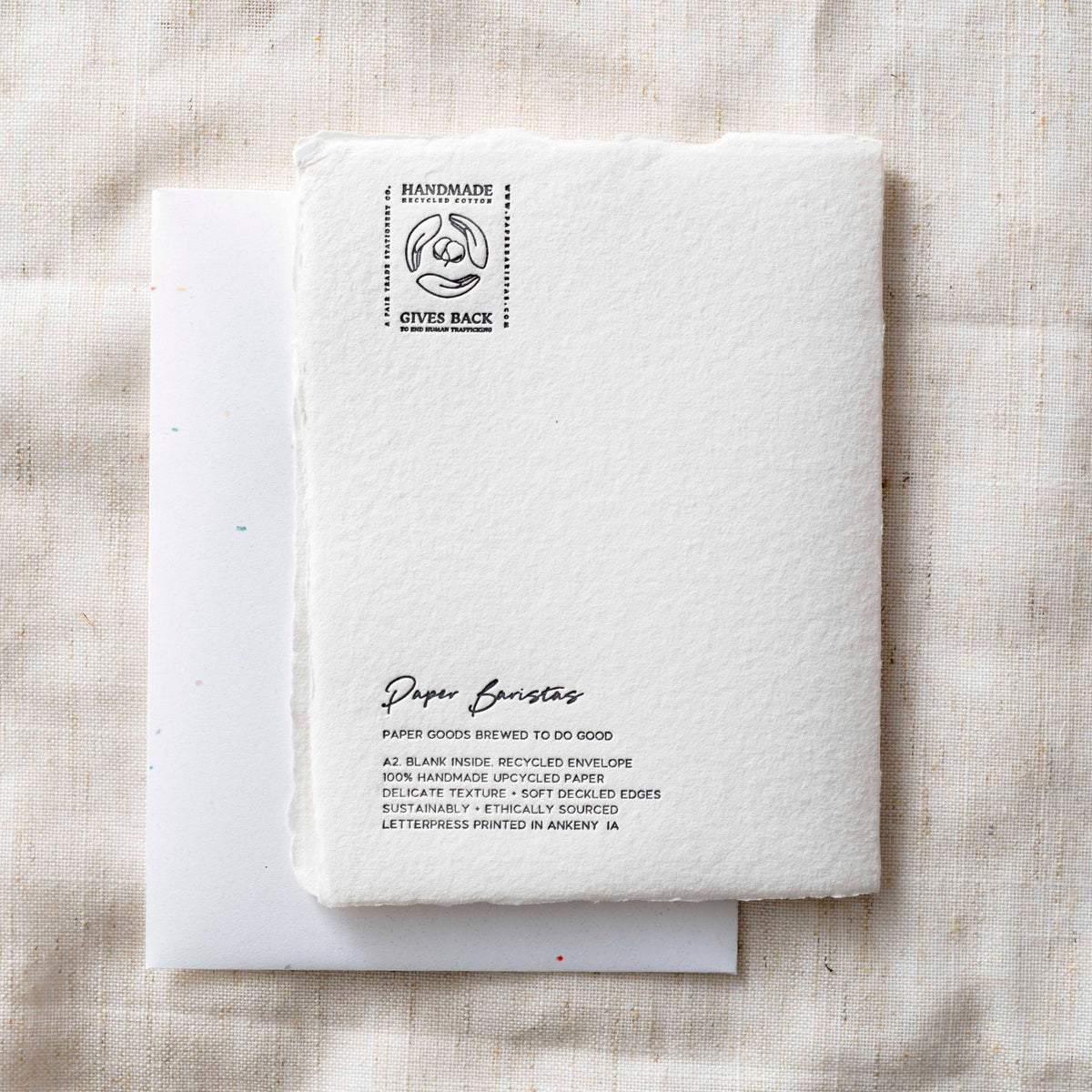 Paper Baristas - Double the Love Half the Sleep | Handmade Baby Greeting Card
