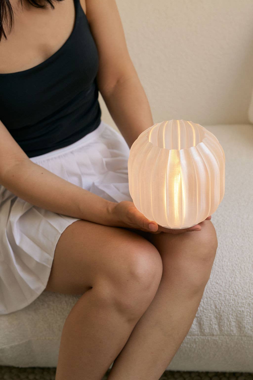 Humber - Mini Lantern Portable Lamp, Wireless and Rechargeable: Warm White