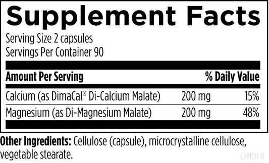 Cal/Mag 1:1 (180 veg caps) - Designs for Health