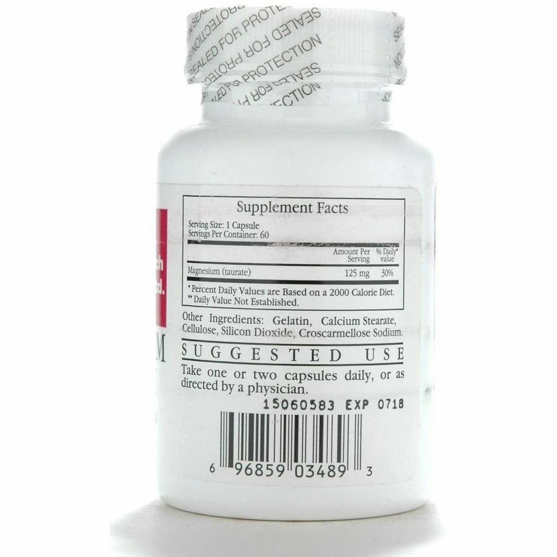 Magnesium Taurate 125 mg (60 caps)
