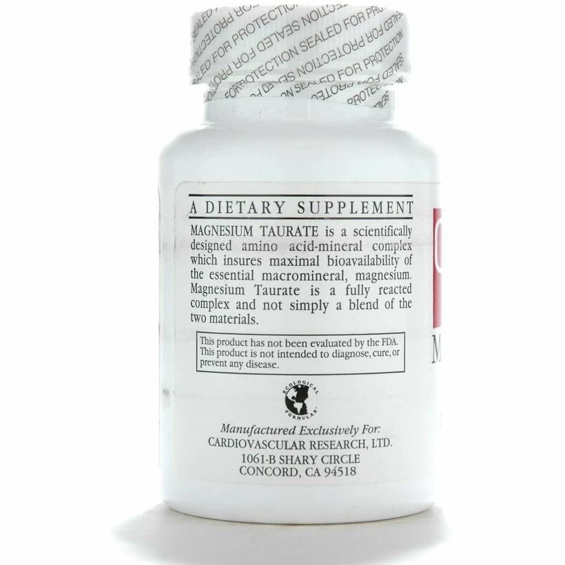 Magnesium Taurate 125 mg (60 caps)