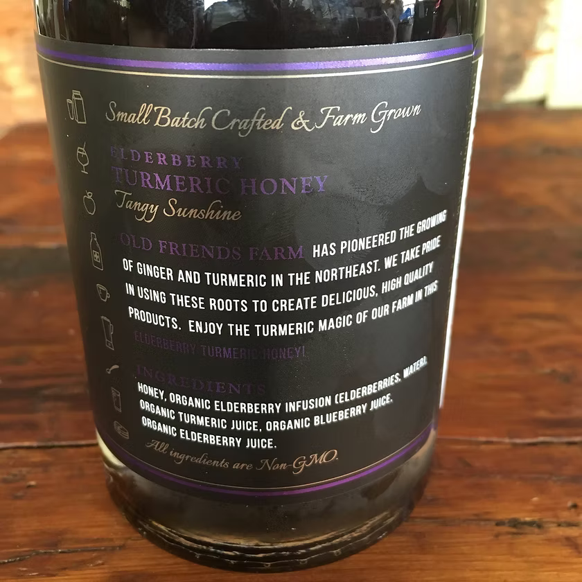 Elderberry Turmeric Honey