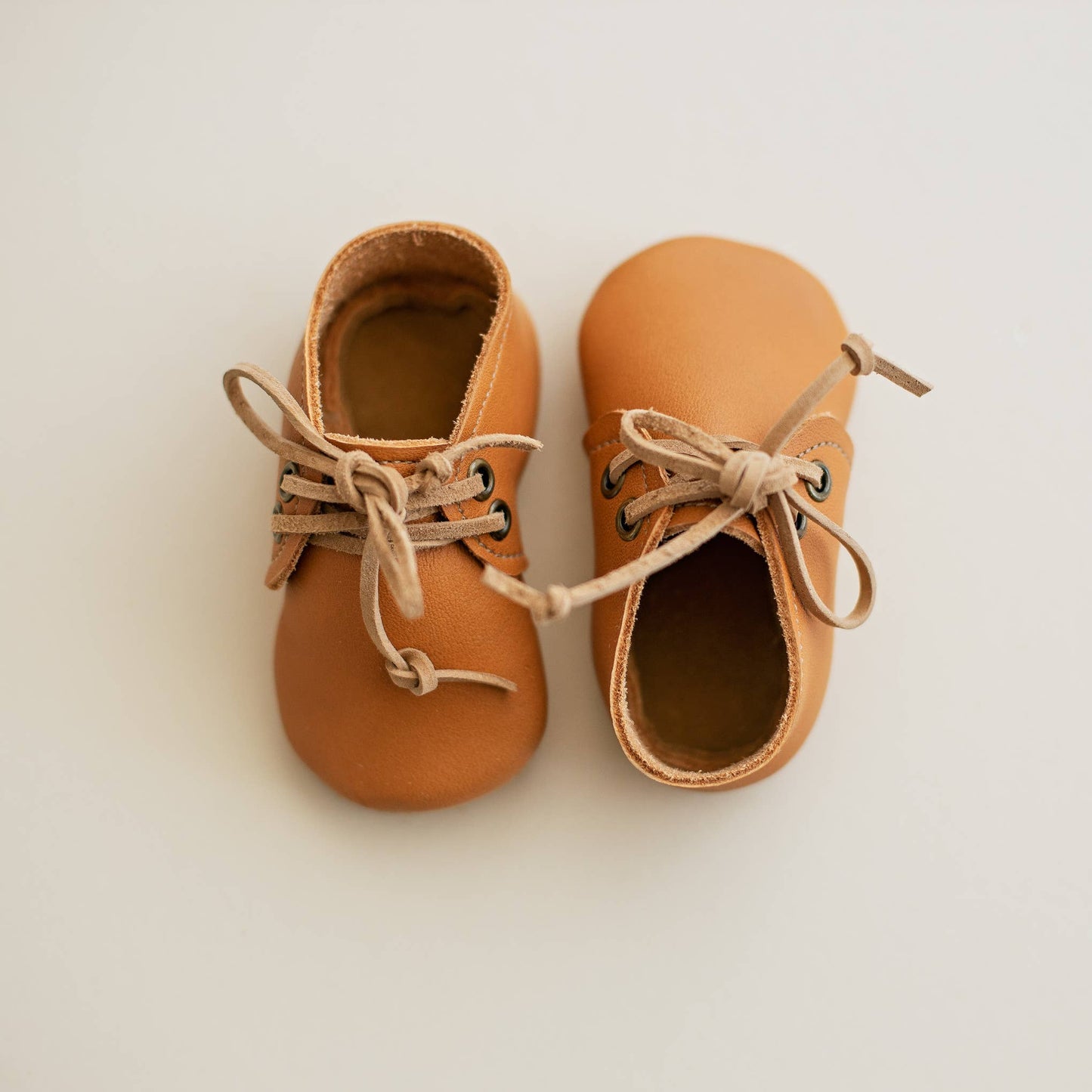 Baby Leather Boots in Ginger | Neutral Baby Shoes