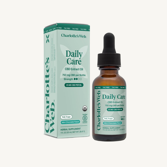 charlottes web daily care thc free 25mgml cbd oil mint chocolate 30ml_1