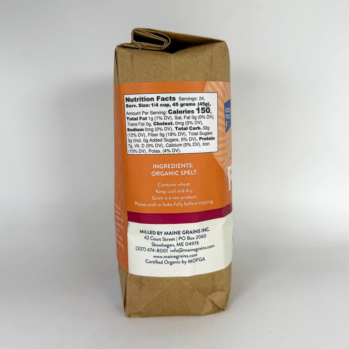 Maine Grains Organic Pearled Farro (2.4 lbs.)