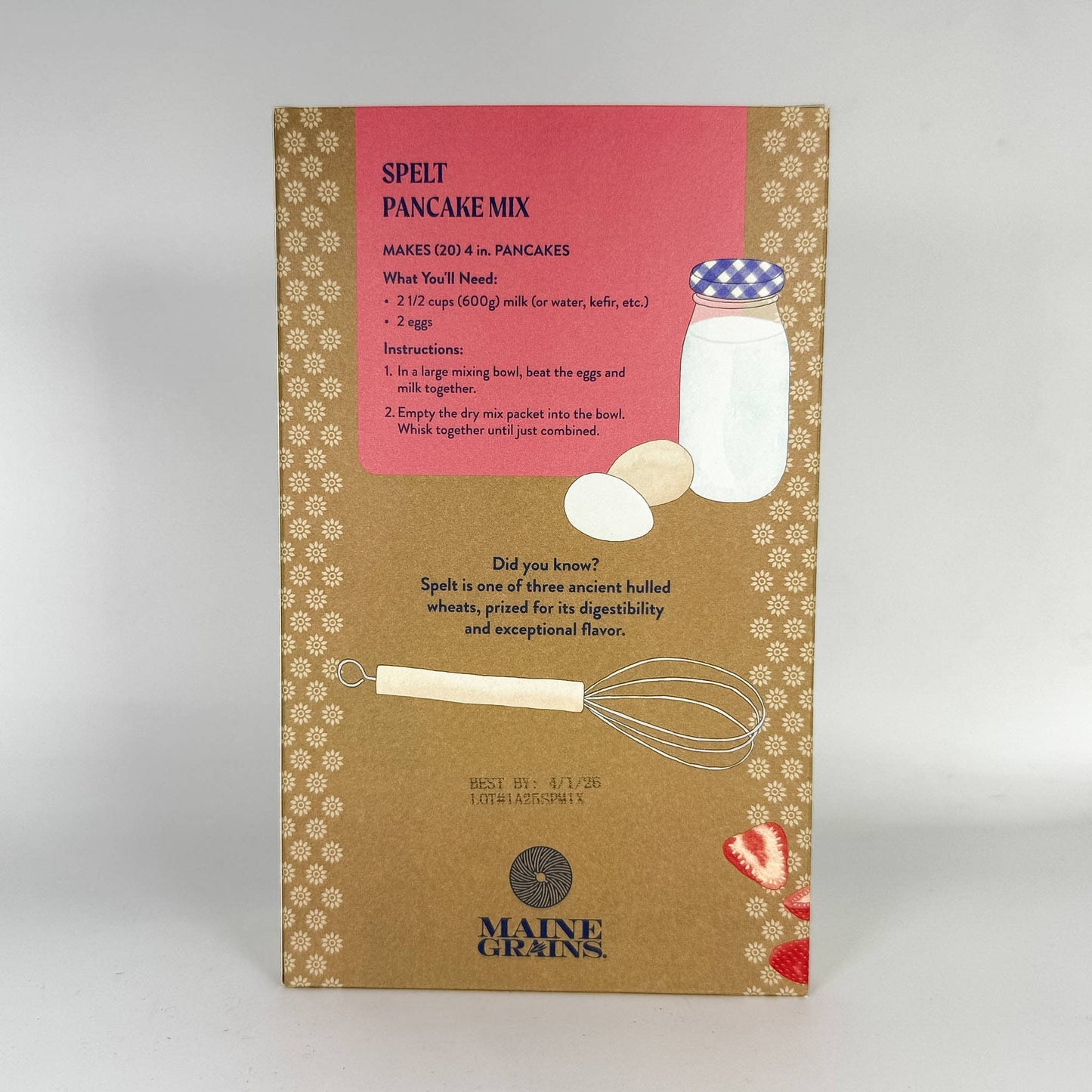 Maine Grains Spelt Pancake Mix (440 g)