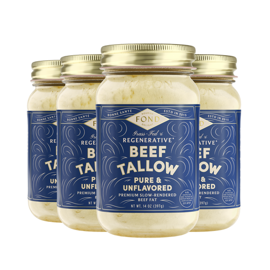 Fond Regenerative - Pure & Unflavored Regenerative Beef Tallow 14oz