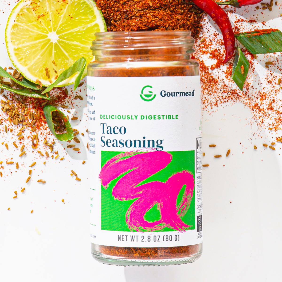 Gourmend Foods - Taco Seasoning (Low FODMAP, Single Origin Spices)