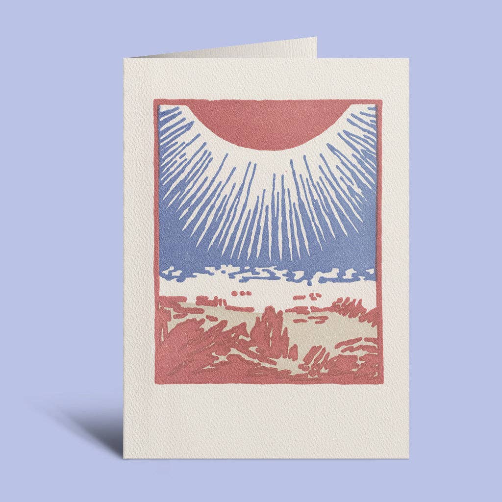 Sunbeams Greeting Card, Blank Inside