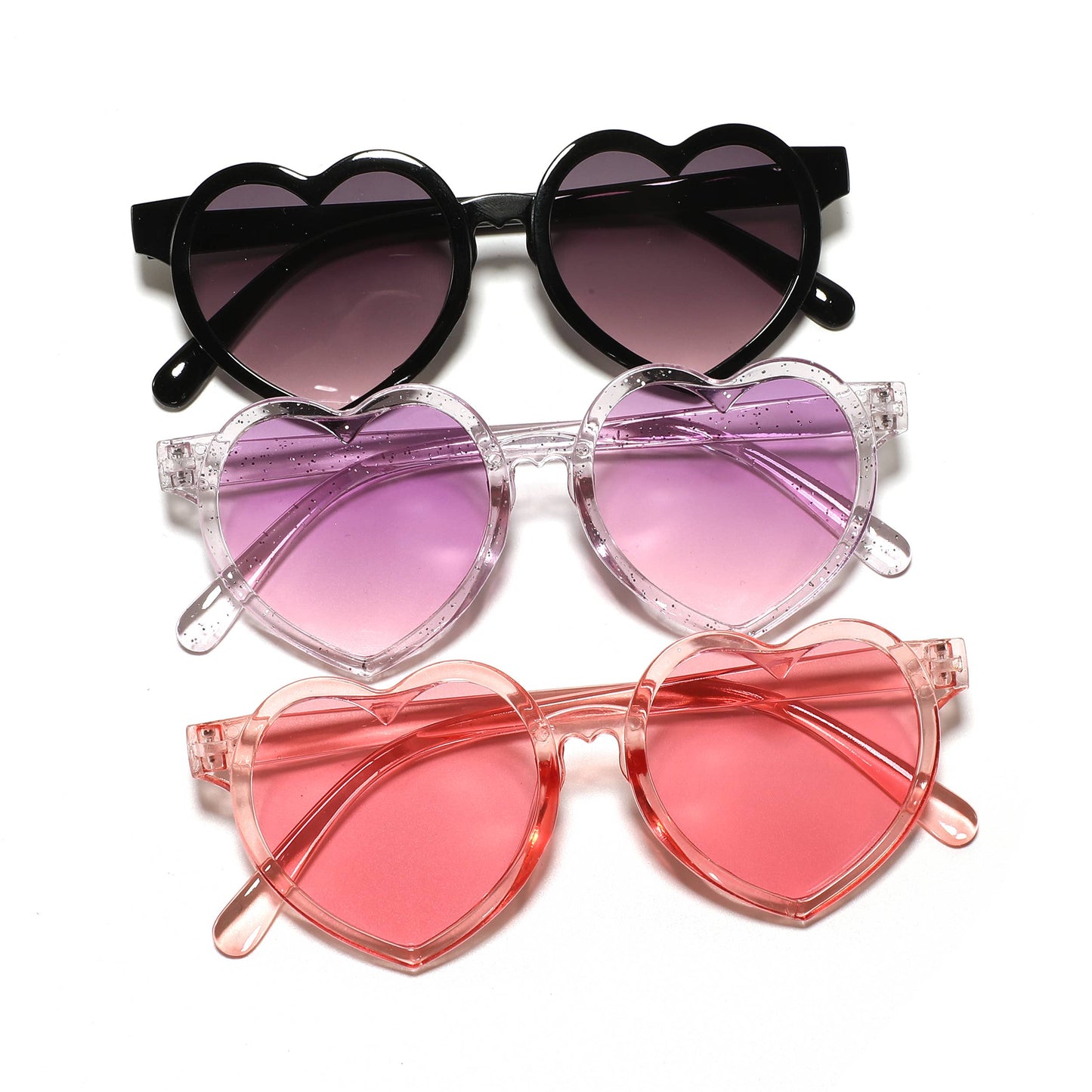 Boho + Babe - Baby and Toddler Heart Sunglasses: Purple