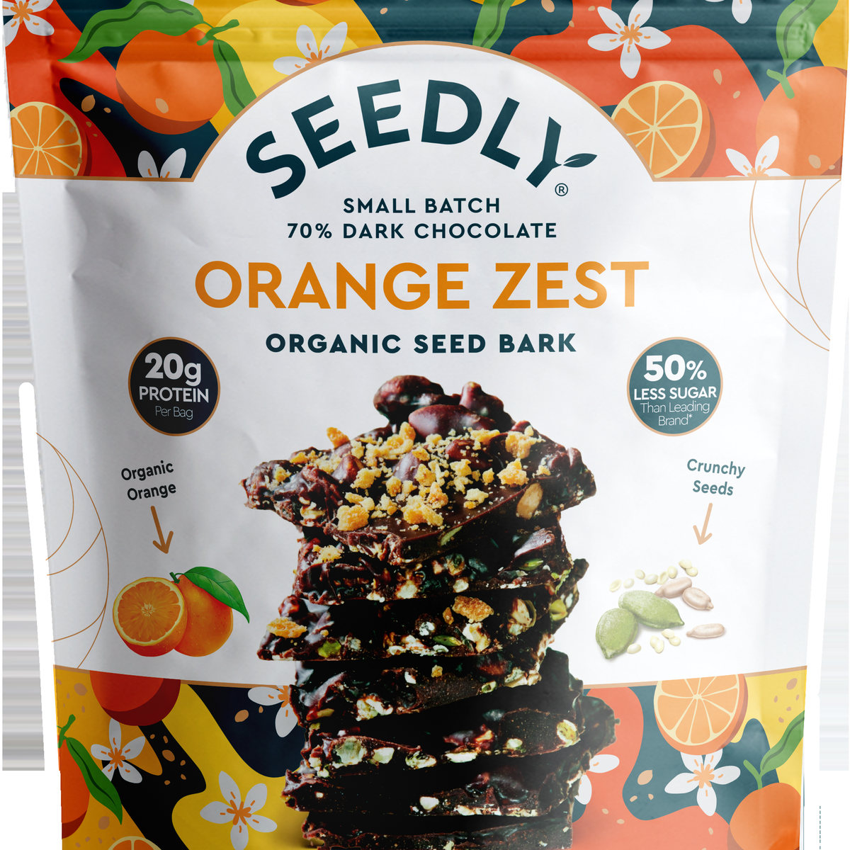 dark chocolate seed bark orange zest organic_2