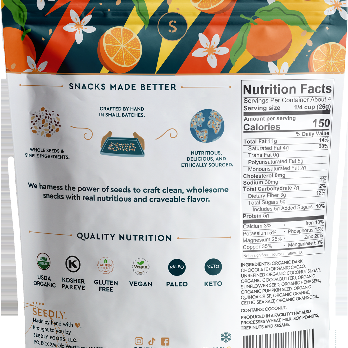 dark chocolate seed bark orange zest organic_3
