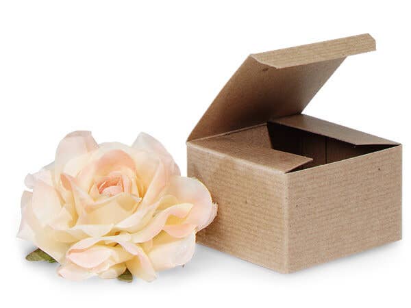 Nashville Wraps - Recycled Brown Kraft Gift Boxes: 50 Pack / 9x9x5"